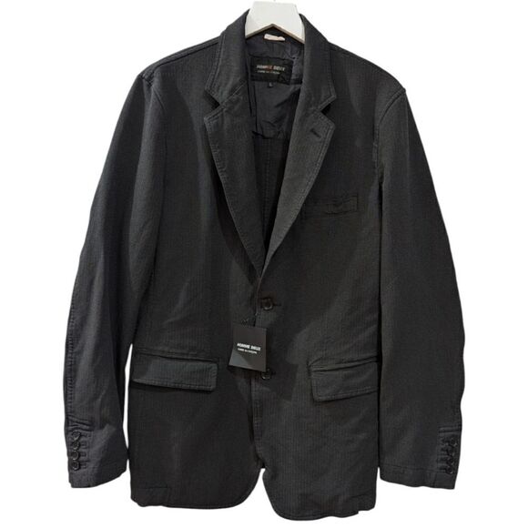 COMME des GARCONS HOMME DEUX Men's US M Slim Fit Charcoal Two Button Sportcoat - Picture 1 of 10